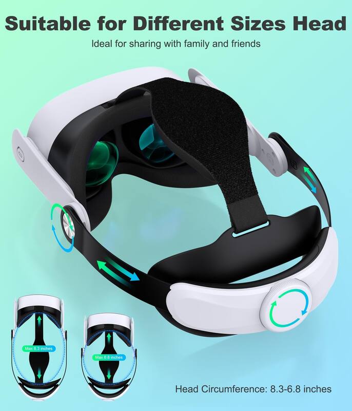 Alça de cabeça NinjaJoyox para Meta Quest 3S/Quest 3/Quest 2 VR